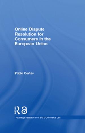 Cover of the book Online Dispute Resolution for Consumers in the European Union (Open Access) by 