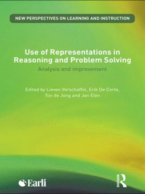 Cover of the book Use of Representations in Reasoning and Problem Solving by Samuel D. Epstein, Hisatsugu Kitahara, T. Daniel Seely
