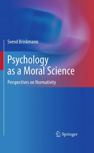 Cover of Psychology as a Moral Science