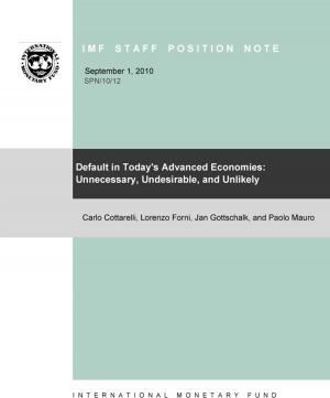 Cover of the book Default in Today's Advanced Economies: Unnecessary, Undesirable, and Unlikely by Antonio Mr. Spilimbergo, Martin Mr. Schindler, Steven Mr. Symansky