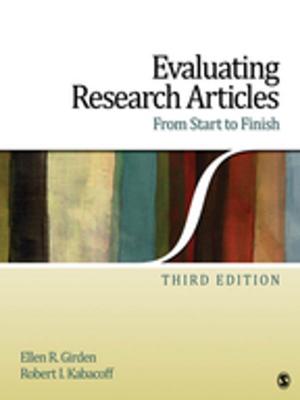 bigCover of the book Evaluating Research Articles From Start to Finish by 