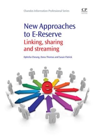 Cover of the book New Approaches to E-Reserve by Lisa Hollis-Sawyer, Amanda Dykema-Engblade