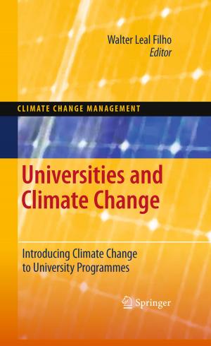 Cover of the book Universities and Climate Change by Matthias Schumann, Thomas Hess, Svenja Hagenhoff