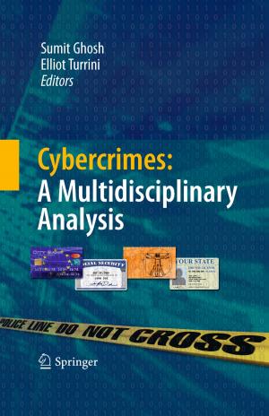 Cover of the book Cybercrimes: A Multidisciplinary Analysis by Hidetoshi Marubayashi, Fred Van Oystaeyen