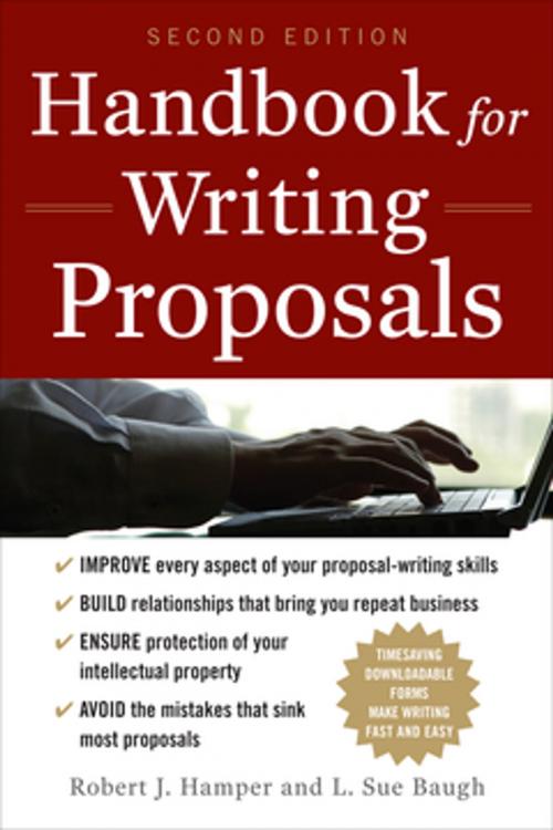 Cover of the book Handbook For Writing Proposals, Second Edition by Robert J. Hamper, L. Sue Baugh, McGraw-Hill Education