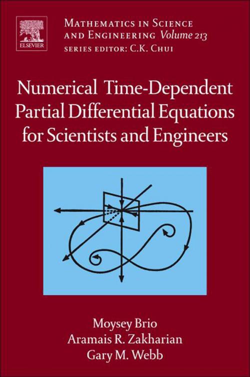 Cover of the book Numerical Time-Dependent Partial Differential Equations for Scientists and Engineers by Moysey Brio, Gary M. Webb, Aramais R. Zakharian, Elsevier Science