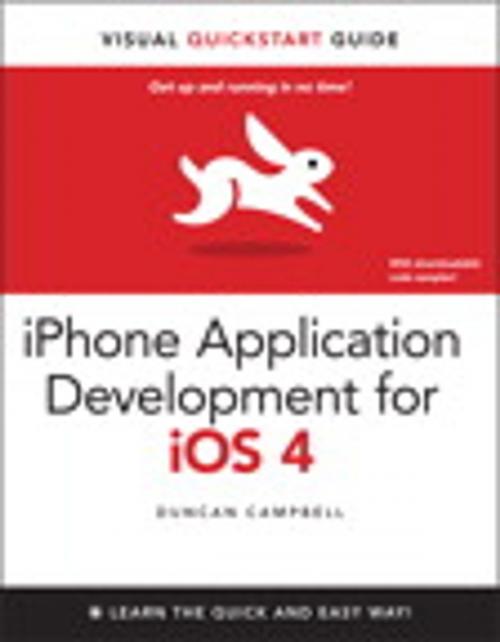 Cover of the book iPhone Application Development for iOS 4 by Duncan Campbell, Pearson Education