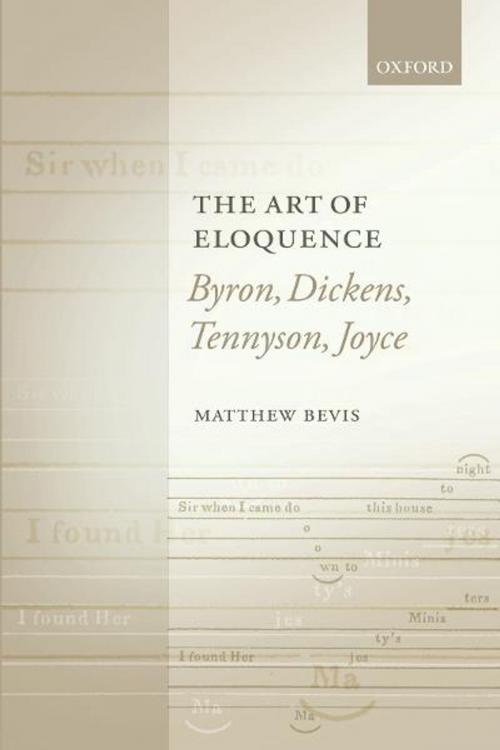 Cover of the book The Art of Eloquence by Matthew Bevis, OUP Oxford