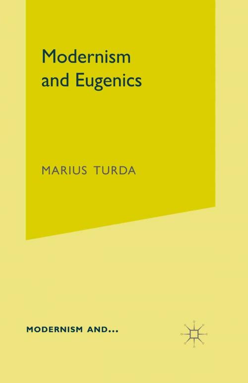 Cover of the book Modernism and Eugenics by M. Turda, Palgrave Macmillan UK