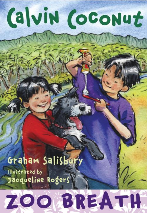 Cover of the book Calvin Coconut: Zoo Breath by Graham Salisbury, Random House Children's Books