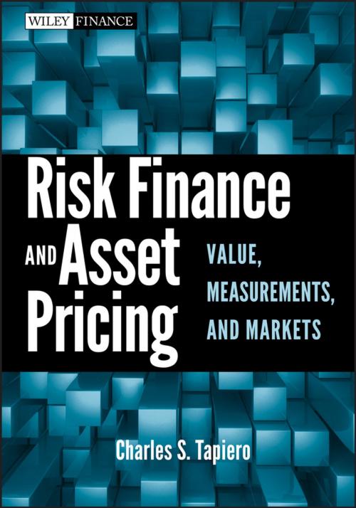 Cover of the book Risk Finance and Asset Pricing by Charles S. Tapiero, Wiley