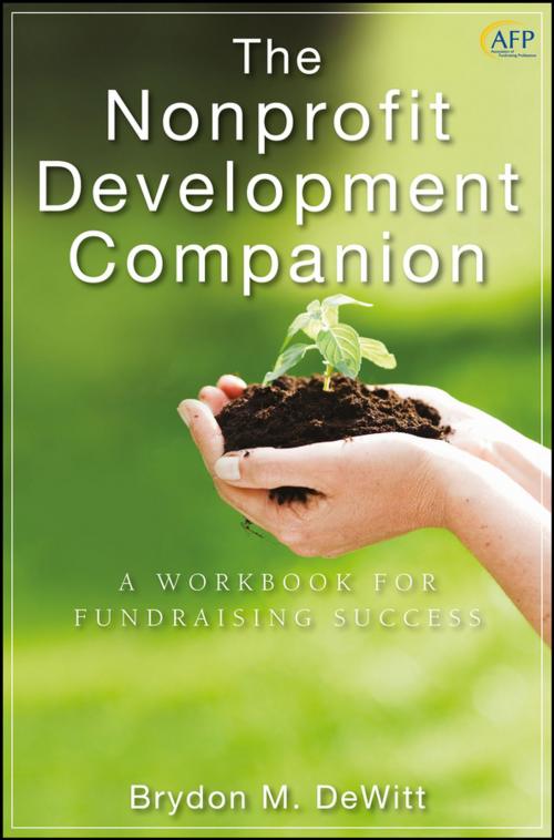 Cover of the book The Nonprofit Development Companion by Brydon M. DeWitt, Wiley