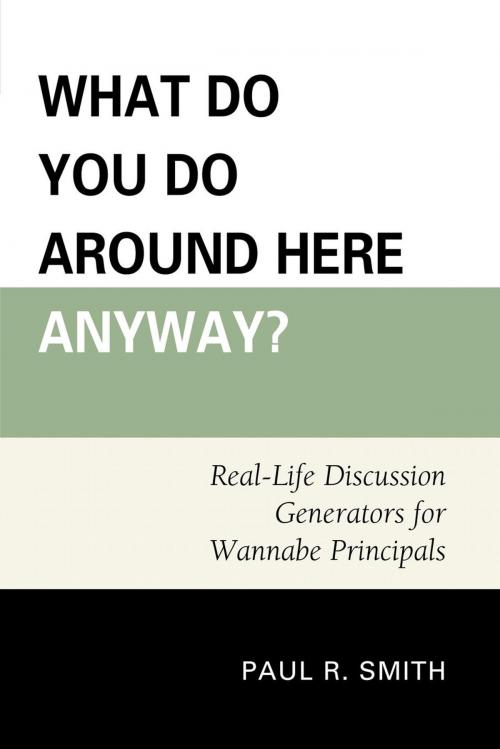 Cover of the book What Do You Do Around Here Anyway? by Paul R. Smith, Hamilton Books