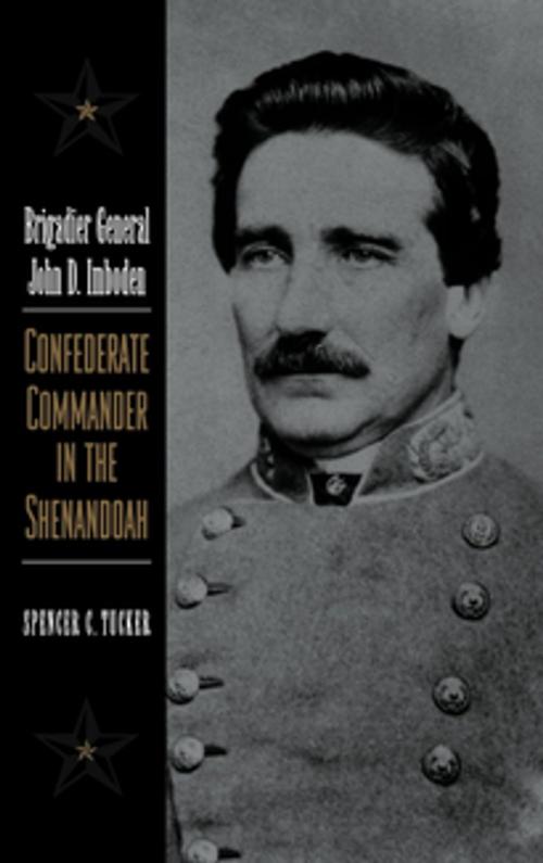 Cover of the book Brigadier General John D. Imboden by Spencer C. Tucker, The University Press of Kentucky
