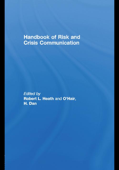 Cover of the book Handbook of Risk and Crisis Communication by , Taylor and Francis
