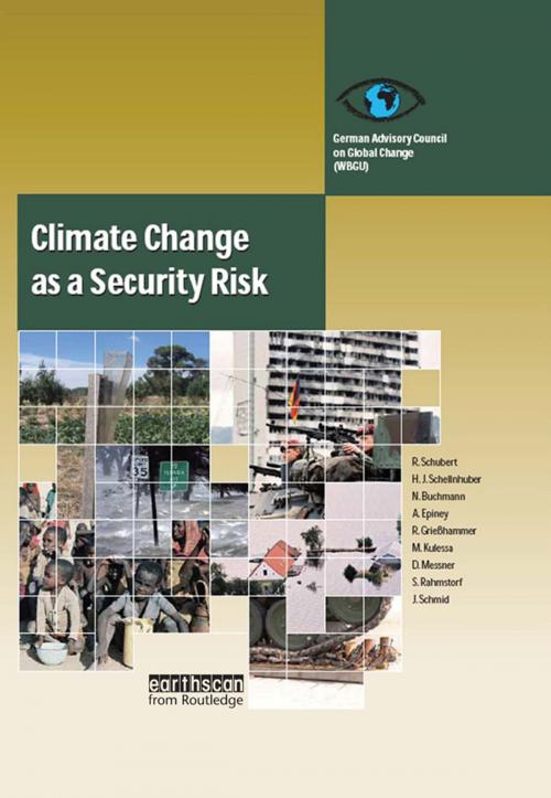 Cover of the book Climate Change as a Security Risk by Hans Joachim Schellnhuber, Taylor and Francis