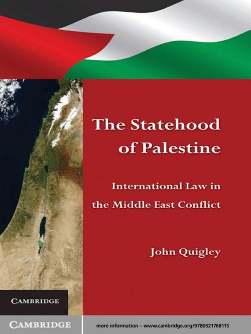 Cover of the book The Statehood of Palestine by John Quigley, Cambridge University Press