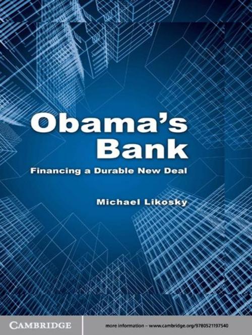 Cover of the book Obama's Bank by Michael Likosky, Cambridge University Press