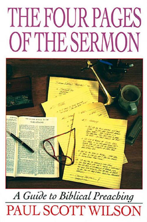 Cover of the book The Four Pages of the Sermon by Paul Scott Wilson, Abingdon Press