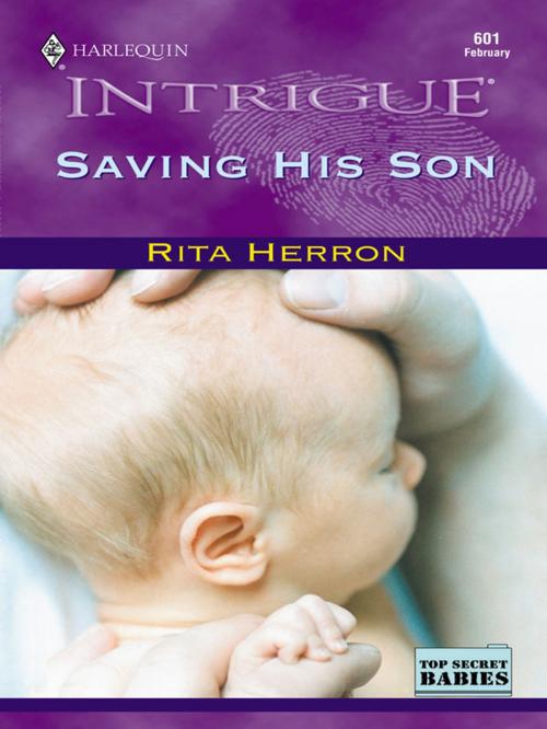 Cover of the book Saving His Son by Rita Herron, Harlequin