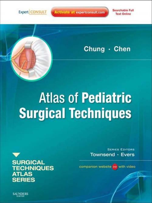 Cover of the book Atlas of Pediatric Surgical Techniques E-Book by Dai H. Chung, Mike Y. Chen, MD, PhD, Courtney M. Townsend Jr., JR., MD, B. Mark Evers, MD, Elsevier Health Sciences