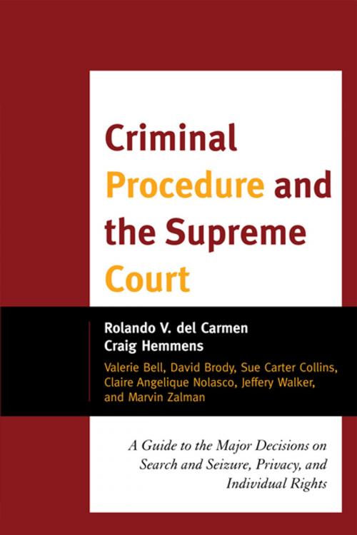 Cover of the book Criminal Procedure and the Supreme Court by Rolando V. del Carmen, Craig Hemmens, Rowman & Littlefield Publishers