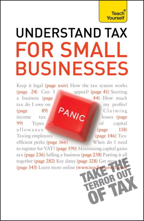 Cover of the book Understand Tax for Small Businesses: Teach Yourself by Sarah Deeks, Hodder & Stoughton
