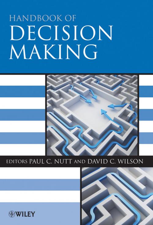 Cover of the book Handbook of Decision Making by , Wiley