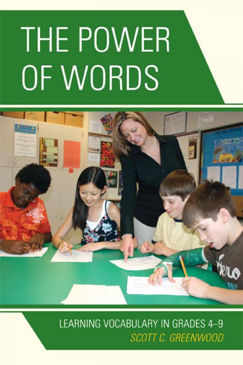 Cover of the book The Power of Words by Scott C. Greenwood, R&L Education