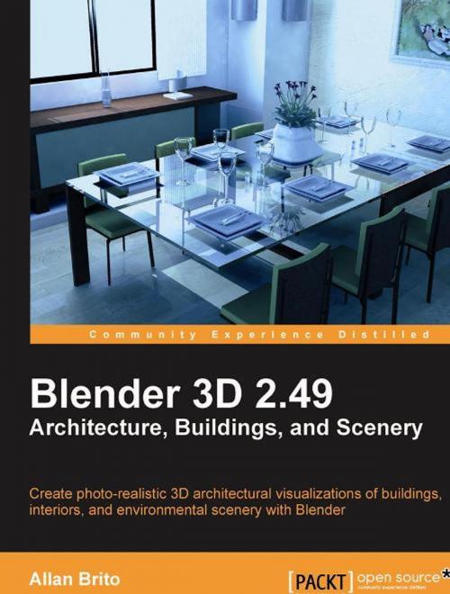 Cover of the book Blender 3D 2.49 Architecture, Buidlings, and Scenery by Allan Brito, Packt Publishing