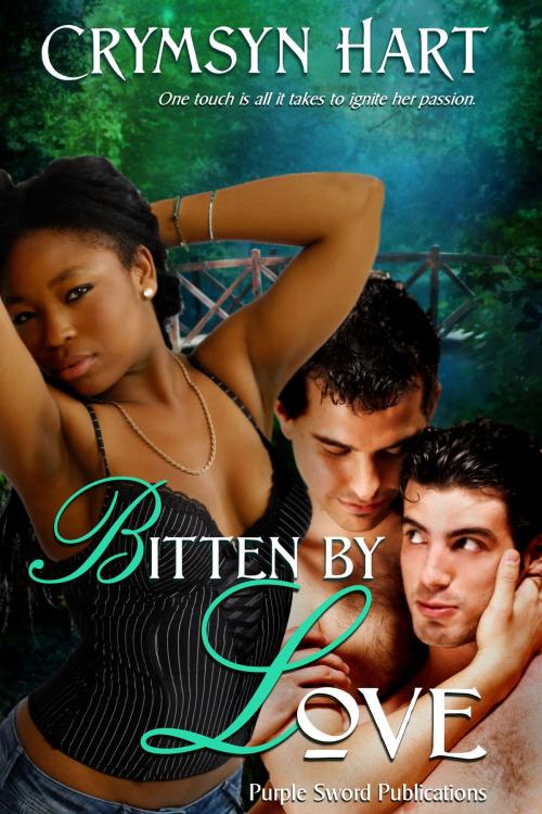 Cover of the book Bitten By Love by Crymsyn Hart, Purple Sword Publications