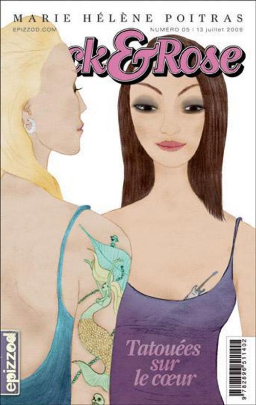 Cover of the book Tatouées sur le coeur by Marie Hélène Poitras, La courte échelle