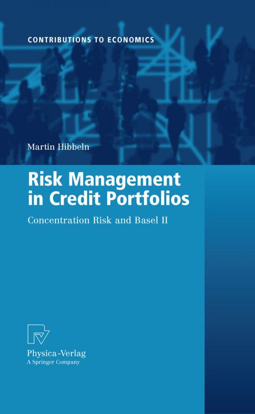 Cover of the book Risk Management in Credit Portfolios by Martin Hibbeln, Physica-Verlag HD
