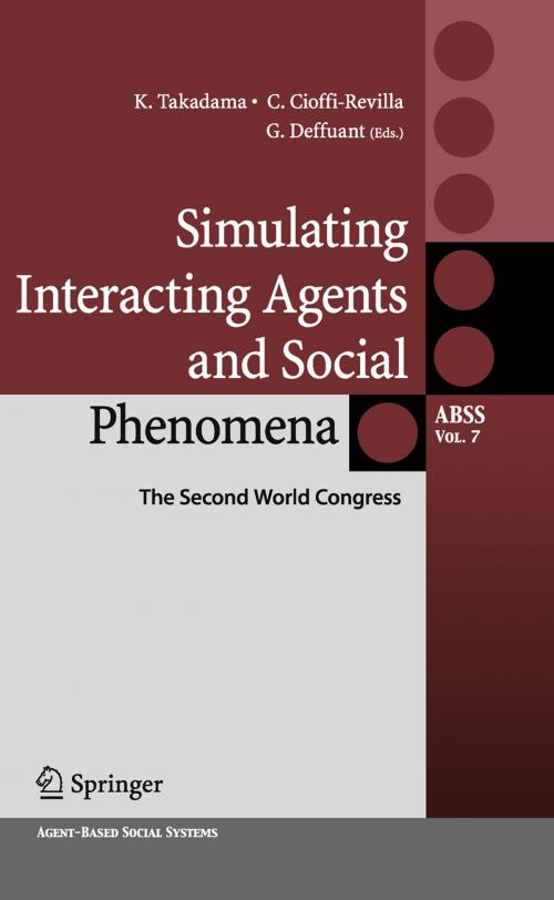 Cover of the book Simulating Interacting Agents and Social Phenomena by , Springer Japan