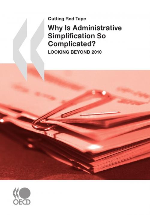 Cover of the book Why Is Administrative Simplification So Complicated? by Collective, OECD