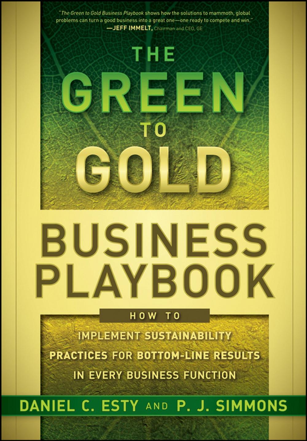 Big bigCover of The Green to Gold Business Playbook