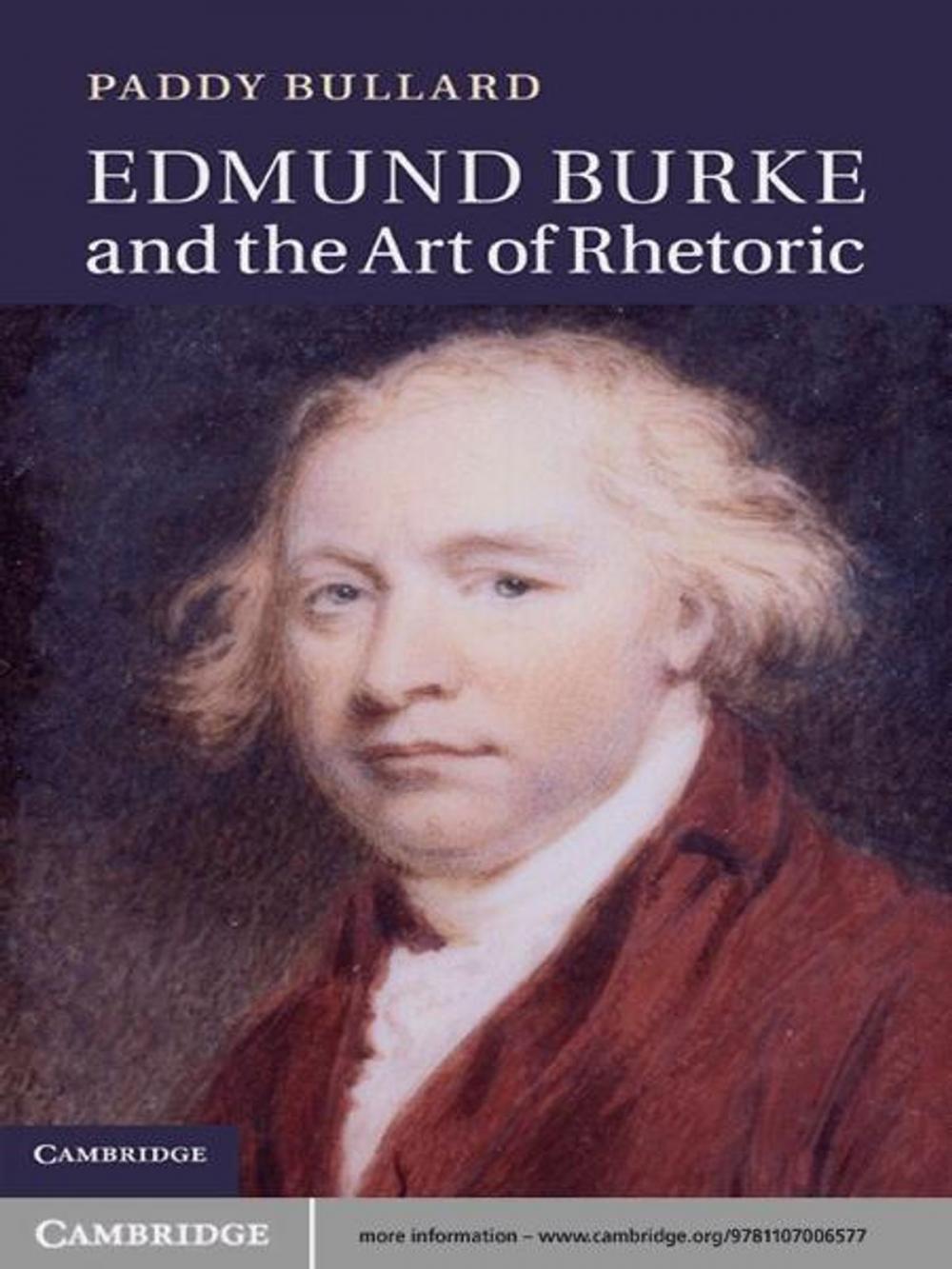 Big bigCover of Edmund Burke and the Art of Rhetoric
