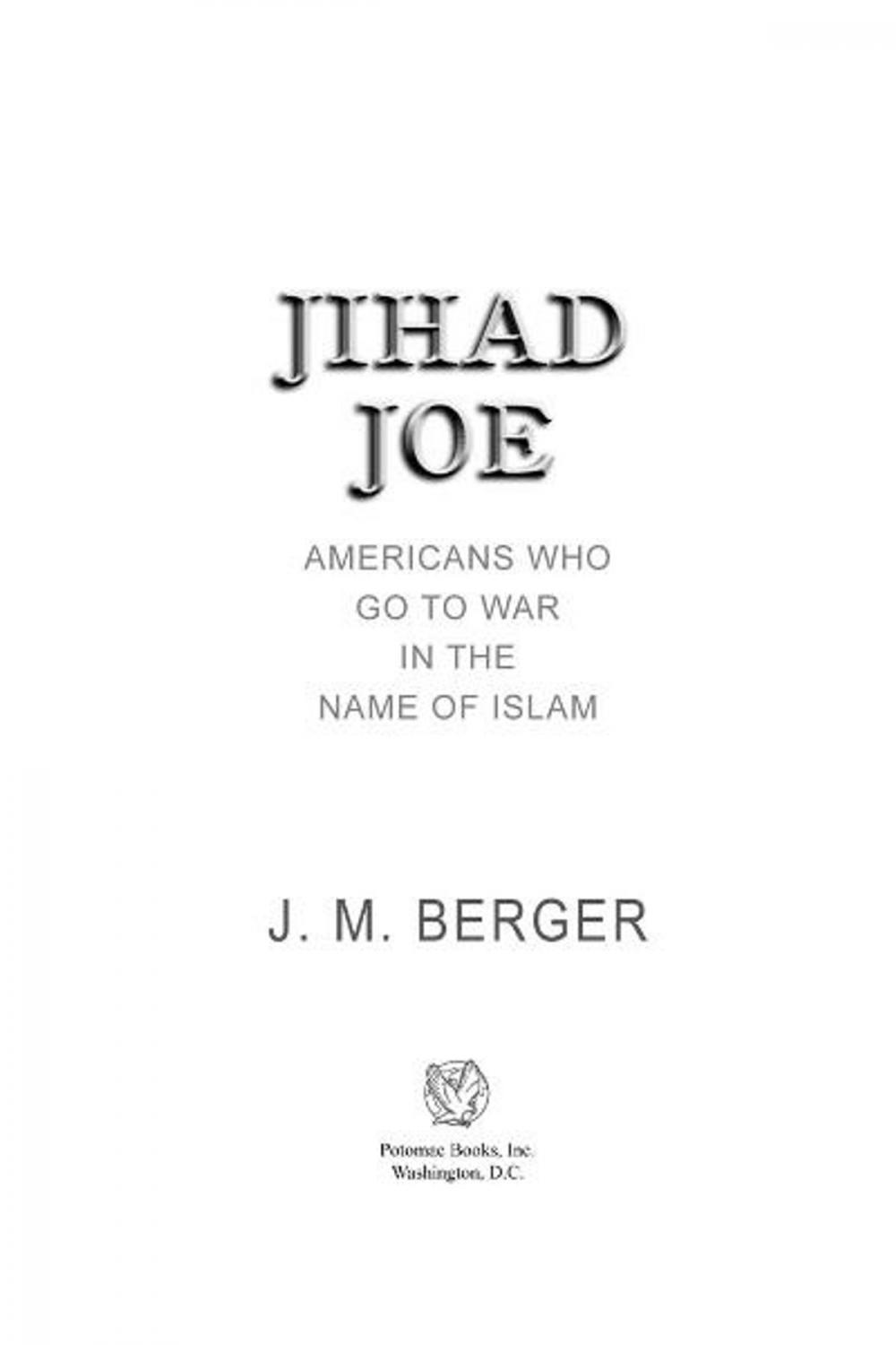Big bigCover of Jihad Joe: Americans Who Go to War in the Name of Islam