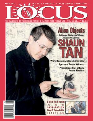 Cover of Locus Magazine, Issue 603, April 2011