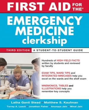 Cover of the book First Aid for the Emergency Medicine Clerkship, Third Edition by Ray Steege, Kerry Bailey