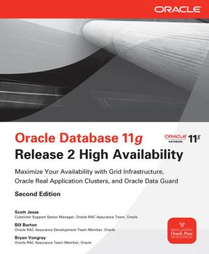 Cover of the book Oracle Database 11g Release 2 High Availability: Maximize Your Availability with Grid Infrastructure, RAC and Data Guard by Daniel Regalado, Shon Harris, Allen Harper, Chris Eagle, Jonathan Ness, Branko Spasojevic, Ryan Linn, Stephen Sims