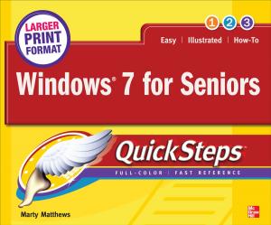 Cover of the book Windows 7 for Seniors QuickSteps by Jeff Gadsden, Dean Jones