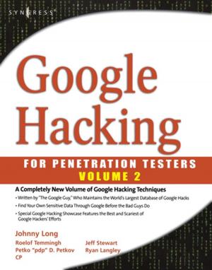 Cover of the book Google Hacking for Penetration Testers by Luis Chaparro, Ph.D. University of California, Berkeley