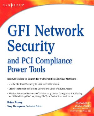 Book cover of GFI Network Security and PCI Compliance Power Tools