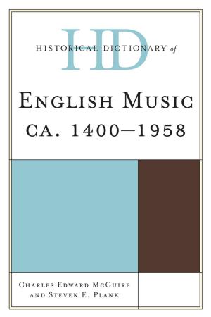 Cover of the book Historical Dictionary of English Music by Robert A. Saunders, Vlad Strukov