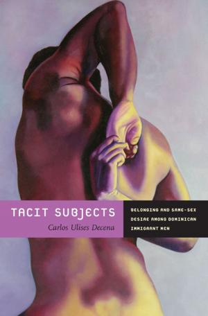 Cover of the book Tacit Subjects by Jane Blocker
