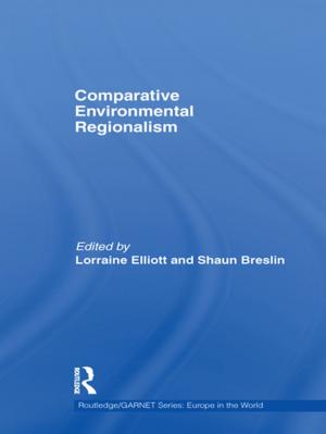 Cover of the book Comparative Environmental Regionalism by 