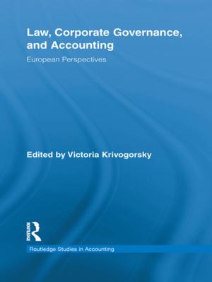 Cover of the book Law, Corporate Governance and Accounting by Jordan I Kosberg, Juanita L Garcia