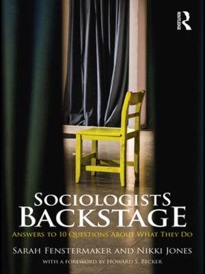Cover of the book Sociologists Backstage by Minjie Chen