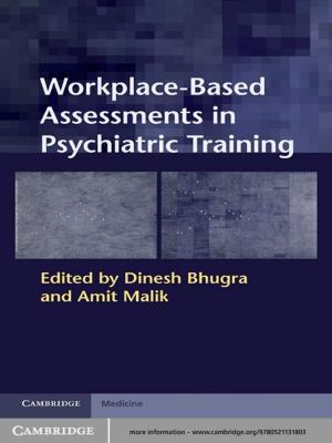 Cover of the book Workplace-Based Assessments in Psychiatric Training by Michael V. Leggiere